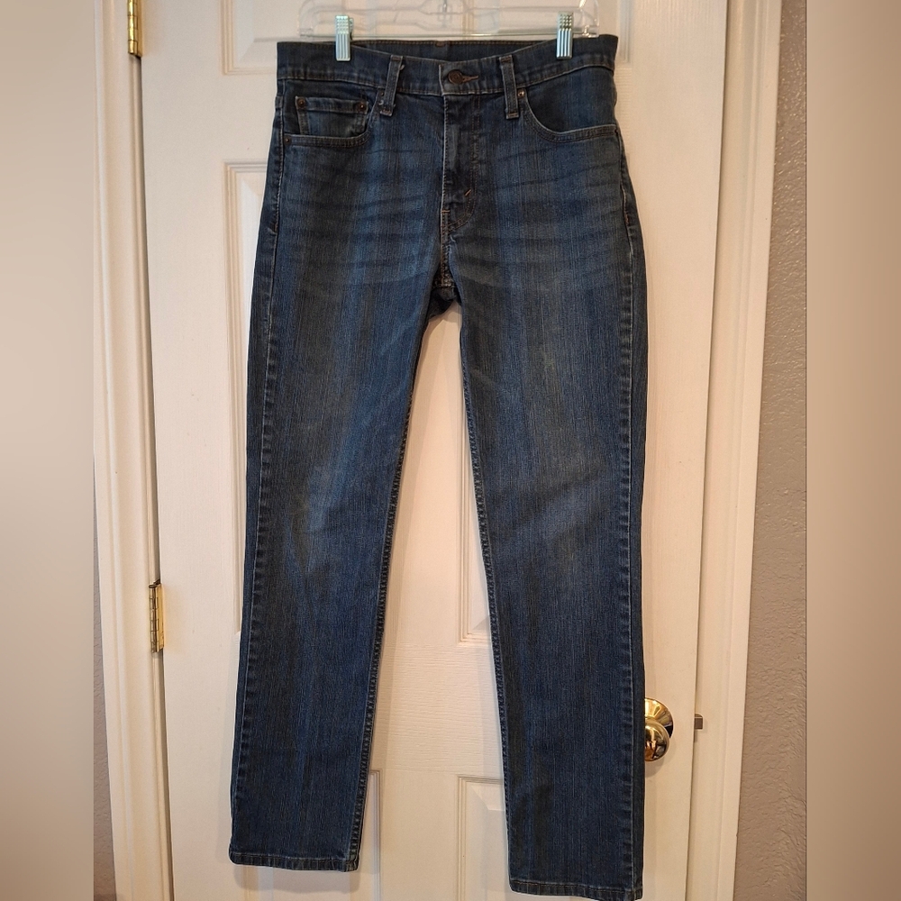 Levis 511 Jeans Mens 32x32 (ACT 31X30) Slim Fit Straight leg Stretch Blue Denim